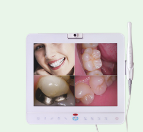 Intraoral camera with monitor